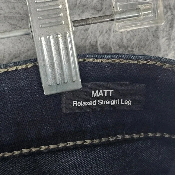 Mavi Matt‎ Jeans Mens 28x34 Gray Williamsburg Relaxed Straight Leg M0033728379 - Picture 9 of 11